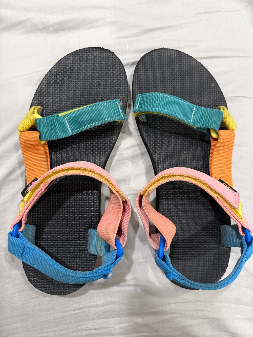 Colorblock Teva Flat Sandals - Multicolor